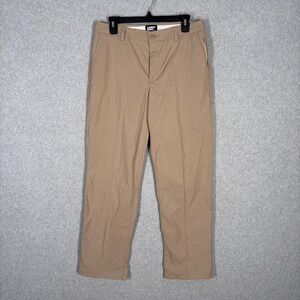 Lands End Performance Chino Pants Womens 8P Khaki Stretch Teacher GORP Classic**